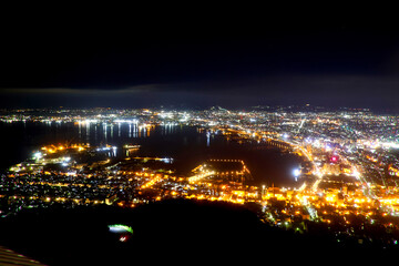 函館山からの夜景（北海道・函館市）
