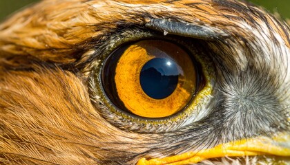 A Detailed Close Up Of An Eagle S Eye, Showcasing Intricate Feathers And Stunning Golden Iris, Capturing Nature S Beauty, Perfect For Wildlife And Bird Enthusiasts.