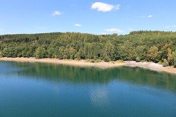 Blick auf den Biggesee bei Olpe im Sauerland