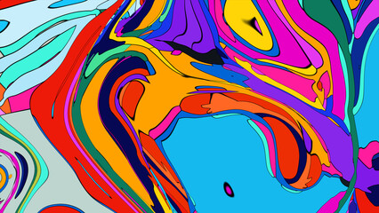 abstract colorful background with colorful lines