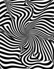 Abstract optical illusion design