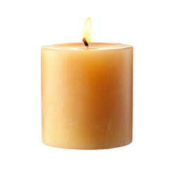 Illuminated Candle: A single, glowing candle casts a warm, inviting light, evoking a sense of calm and serenity. The flame flickers gently, creating a serene atmosphere.