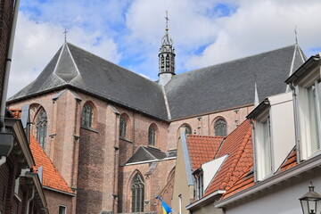 Obraz premium Blick in die Altstadt von Harderwijk in der Niederländischen Provinz Gelderland 