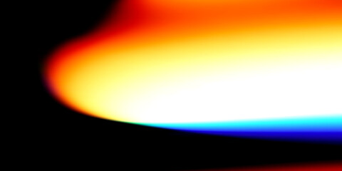 An abstract gradient of warm and cool colors blending together.