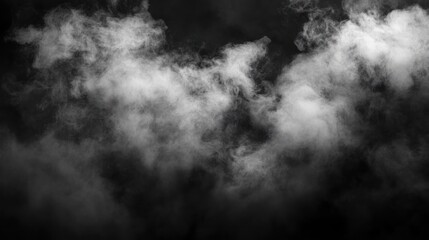 Fototapeta premium smoke on black background