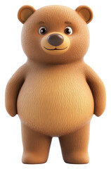 Fototapeta premium PNG Baby Bear Grizzly bear illustration cartoon.