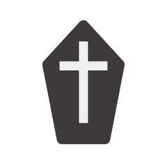 棺桶のベクターイラスト：ハロウィン・ホラー - Coffin Vector Illustration: Halloween and Horror