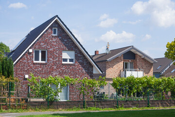 Wohnhäuser, Einfamilienhäuser, Aumund, Vegesack, Bremen, Deutschland
