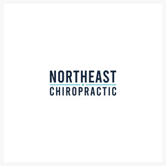 Professional Northeast Chiropractic Health Care Logo Design