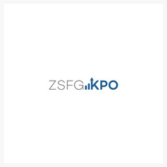 Professional ZSFG KPO Business Growth Logo Design