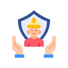 Safety Measures flat color icon