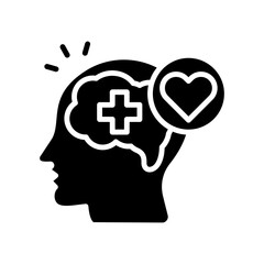 Mental Health glyph icon
