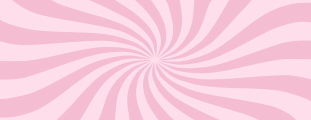  Simple colorful swirl background with stripes. Sunburst radial vector with geometric rays..