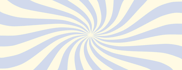  Simple colorful swirl background with stripes. Sunburst radial vector with geometric rays..