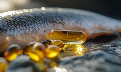 fish on the beach, Generative AI