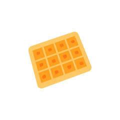 Pixel Art Waffle: Delicious Breakfast Graphic