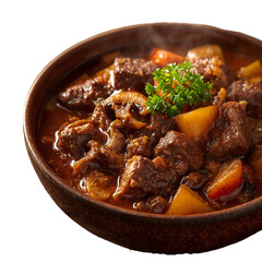 Beef stew with carrots and potatoes