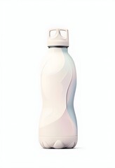 Water Bottle Mockup – Plastic Drink Packaging Isolated White Background Design