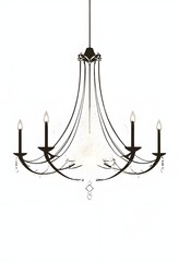 Elegant Chandelier – Luxury Lighting, Interior Decoration, Classic Design