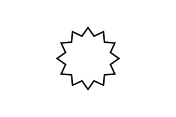 gold star on white background