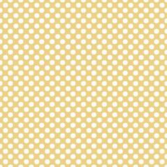 Seamless pattern with yellow polka dots.