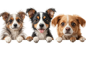 Fototapeta na wymiar Beautiful collection of adorable puppies and dogs showcasing playful friendly and joyful pets in various breeds perfect for pet lovers and family homes