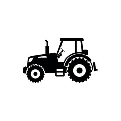 Obraz premium Tractor Icon Silhouette