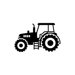 Tractor Icon Silhouette