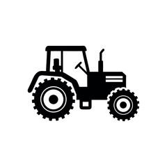 Obraz premium Tractor Icon Silhouette