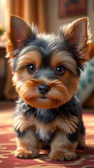  adorable Yorkshire Terrier puppy