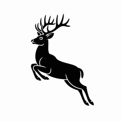 deer silhouette vector