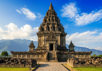Obraz premium Prambanan Temple Java Indonesia