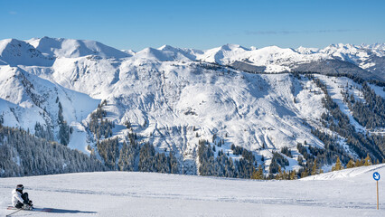 Winter Landscape Austrian Alps 