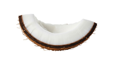 Isolated Coconut Slice