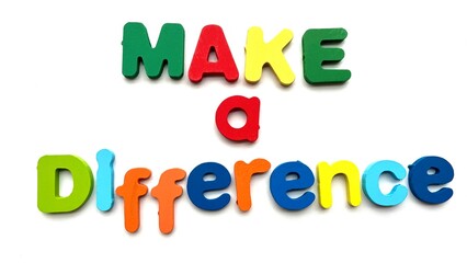 Make a Difference: A Colorful Call to Action