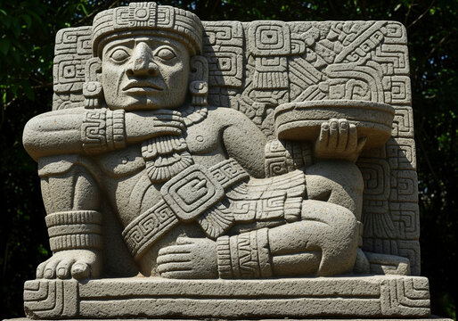Ancient Mesoamerican Chac Mool Statue