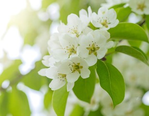 Obraz premium Spring blossoms in sunlight