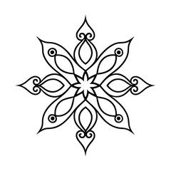 decorative element vector on white background