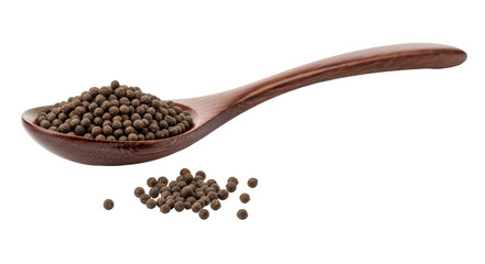 Isolated Spoonful of Tapioca Pearls