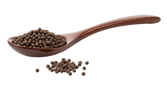 Isolated Spoonful of Tapioca Pearls