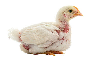 Isolated White Chick