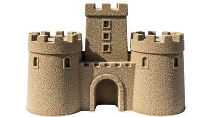 Isolated Sandcastle