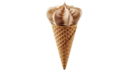 Isolated Ice Cream Cone