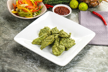 Indian cuisine - Mint chicken tikka