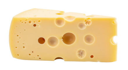 Isolated Swiss Cheese Wedge