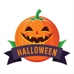 Happy Halloween. Happy Halloween text banner design template. Happy Halloween logo , Happy Halloween label, Happy Halloween sticker, Happy Halloween poster, Happy Halloween banner design.