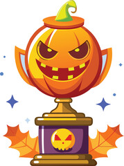 Halloween Trophy Awards Spooky Pumpkin Halloween Trophy Award