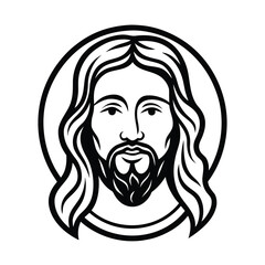 passion of christ icon vector on white background