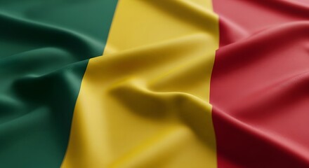 Obraz premium Black History Month banner, vibrant textile texture, red, yellow, green, and black paint flag color background. Juneteenth Freedom Day Celebration, African Liberation Day concept