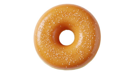 Isolated Glazed Doughnut